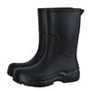 Women's 2025 Fashion Mid-Calf Waterproof Non-Slip Silicone Rain Boots with Thick Sole