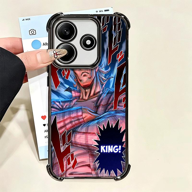 One P-Punch-Mans Saitama King Soft Phone Case For Xiaomi Poco X7 X8 Pro Max X6 X5 X3 F8 Ultra F7 M8 M7 M5S Redmi 15C 15A 15 14C