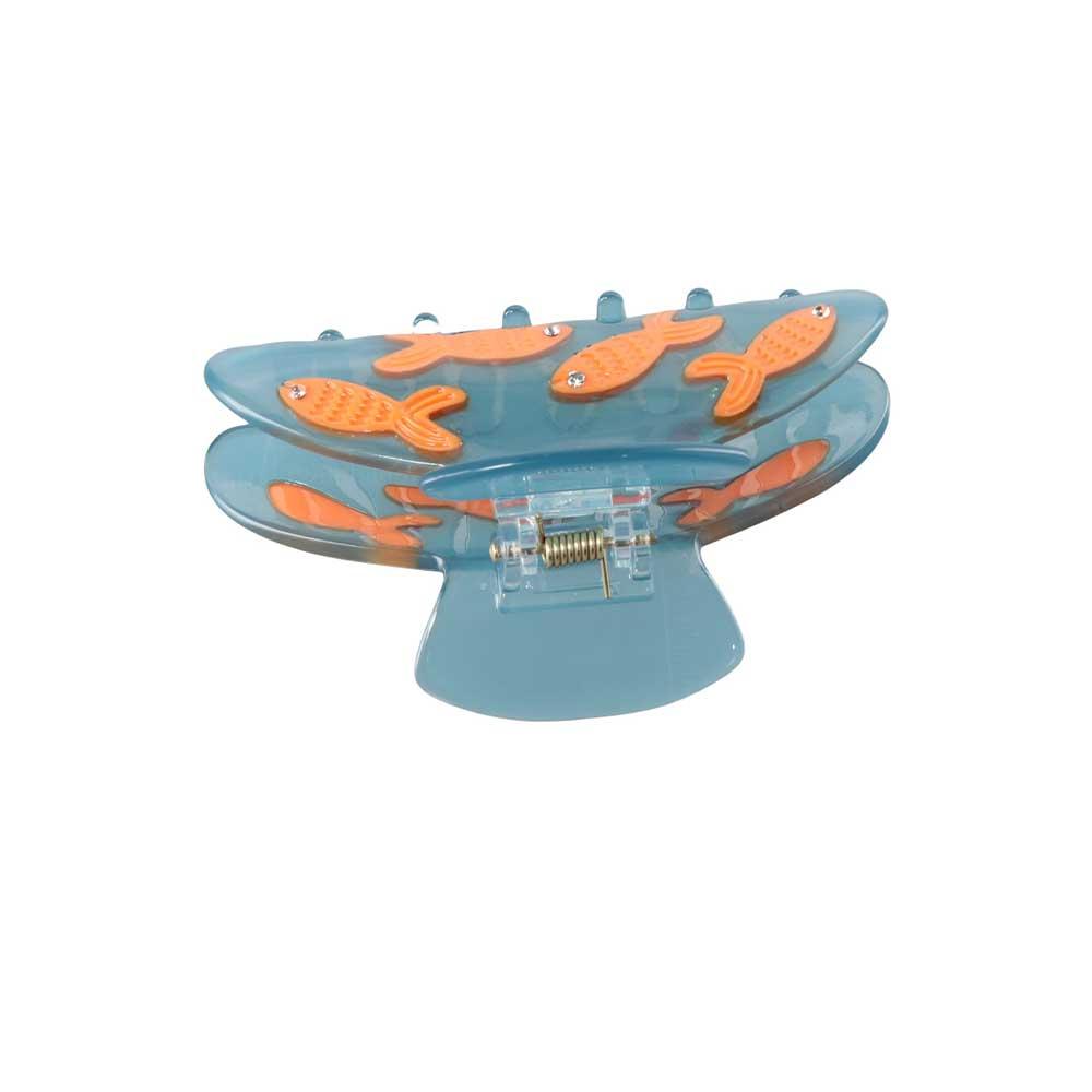 Goldfish Jar Women Hair Clip Acetic Acid Headdress Acetate Shark Clip  Female Hair Accessories