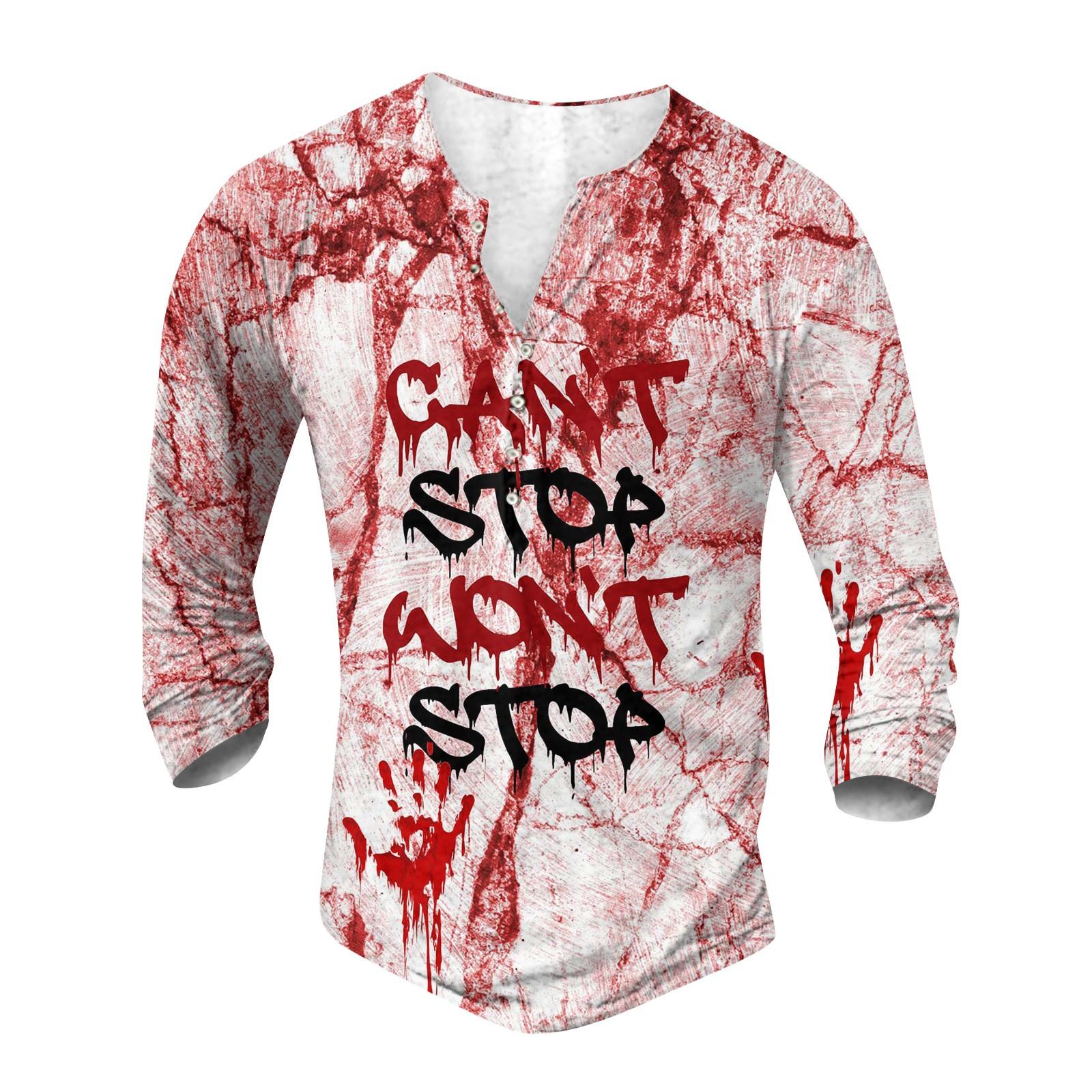 Мужская футболка с принтом на открытом воздухе — фото 6