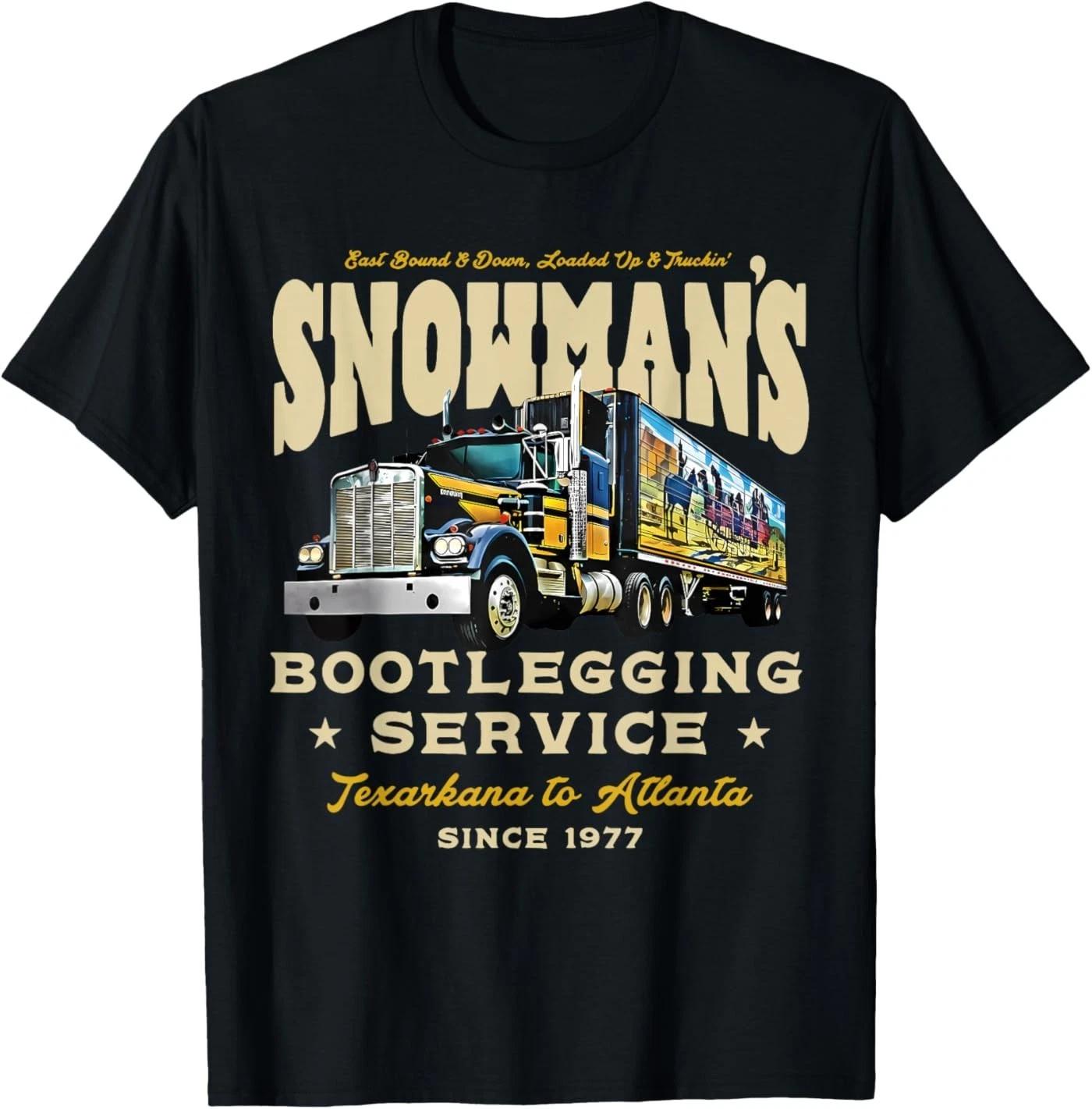 Snowman s Bootlegging Service Texarkana to Atlanta Sine 1977 T-Shirt M