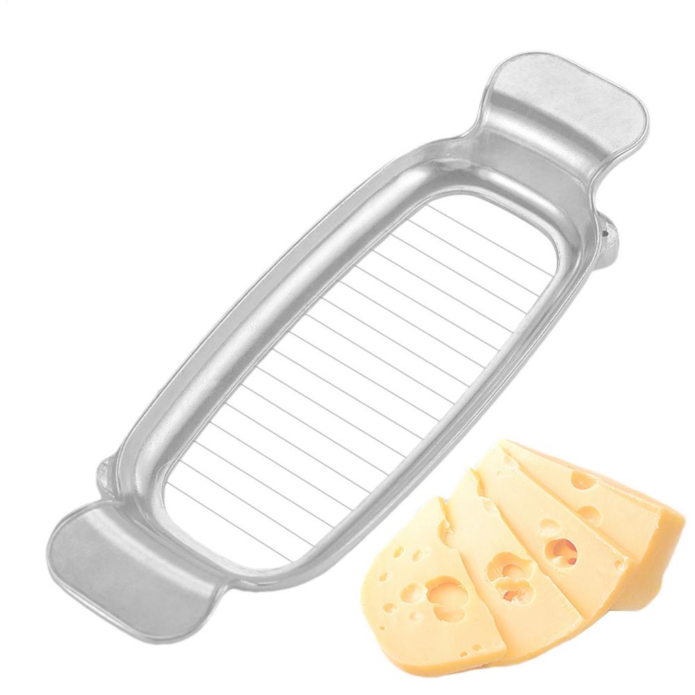 Butter Cutter Slicer Cheese Cuber Egg Slicer Soft Cheese Block Cutting Tool Heavy Duty Chopper For Cutting Cheese Butter Eggs