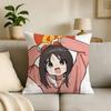 AAzumanga Daioh Cartoon Print Throw Pillow Cover Square Cushion Case for Living Room Bedroom Decor