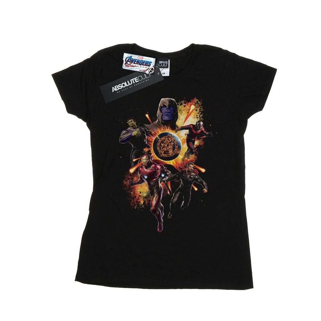 Marvel Womens/Ladies Avengers Endgame Explosion Team Cotton T-Shirt