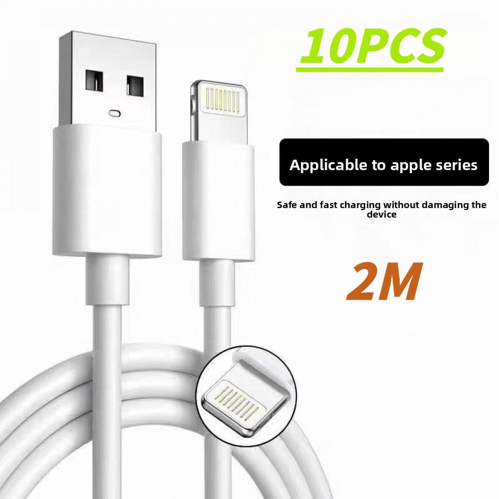 3/5/10PCS Lighting Cable USB Fast Charging Cable for iPhone Charger Cord Data Transfer Cable Compatible with iPhone 14 13 12 11 X XR XS 8 7 6S SE