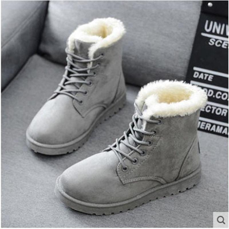 Short Boots Cotton Shoes Flat Snow Boots