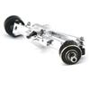 SCX30 4mm Aluminum Alloy Front & Rear Axle Set