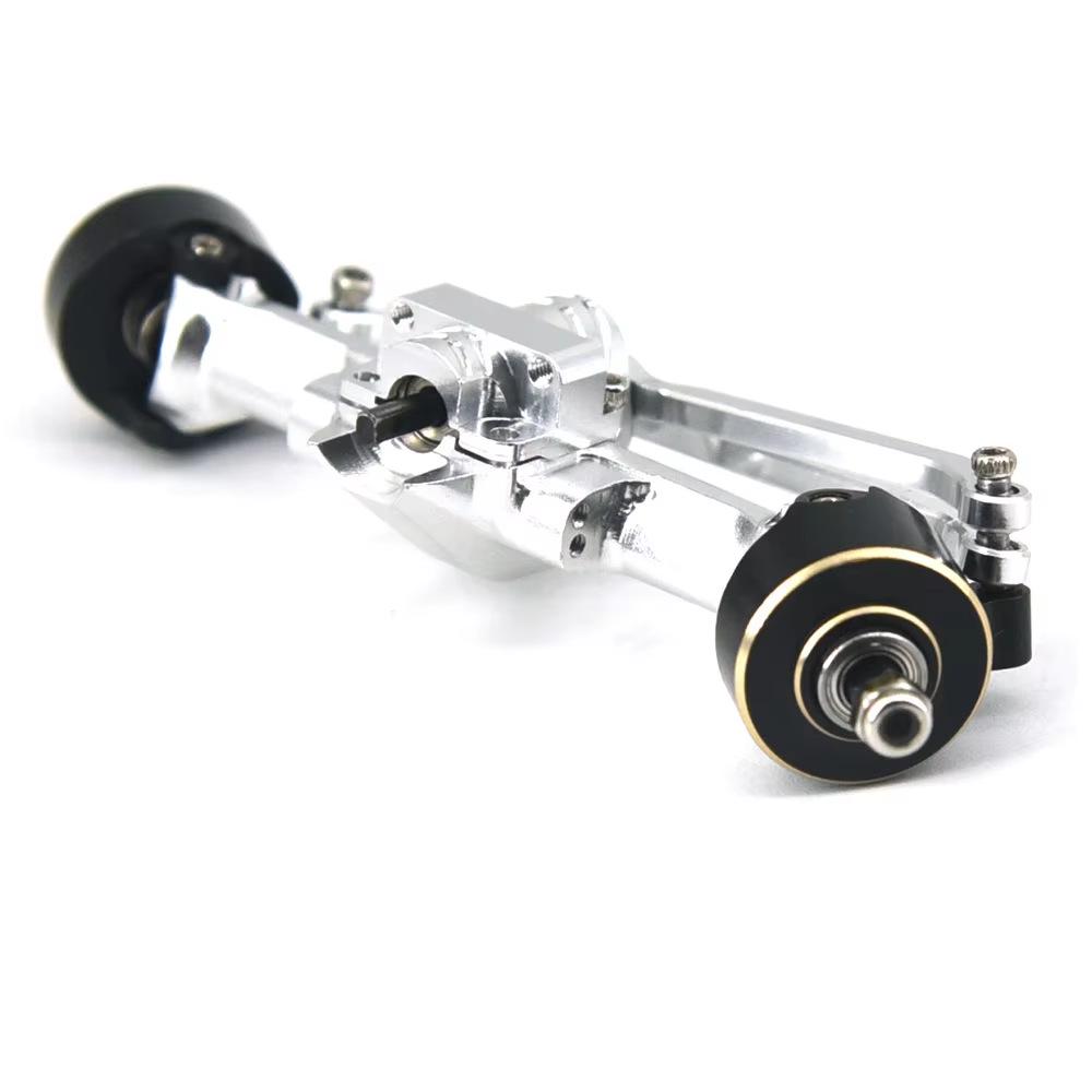 SCX30 4mm Aluminum Alloy Front & Rear Axle Set