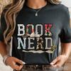 Book Nerd Collage Retro T-and Kids Tshirt, Bookish Booktok Librarian Tee