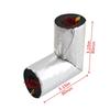 Flame Retardant Foam Insulation Elbow Tubes Suitable for 3/4 Inch Pipes High Temperature Resistance Anti Settling Design