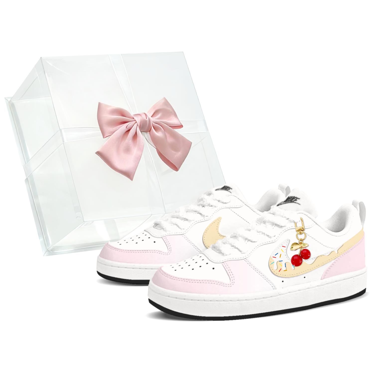 

Nike Court Borough Cherry Cake Low top Skateboard Shoes Women s DV5456-104(Team1121-) 37.5