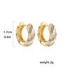 Vintage Multicolor Enamel Flower Round Hoop Earrings Boho Gold Color Circle Round Earrings Statement Jewelry Gifts for Women