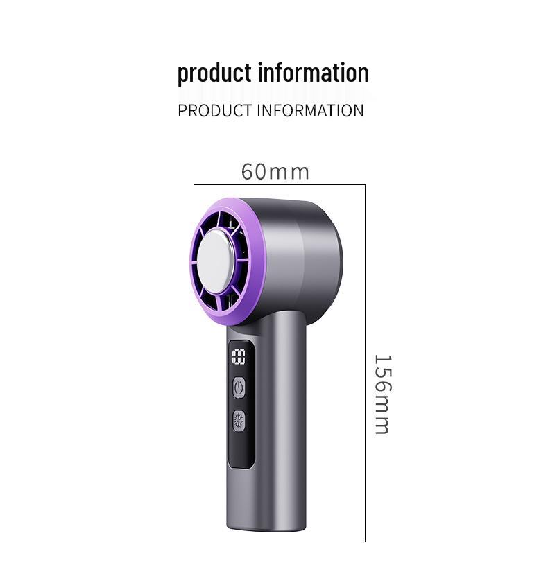 Handheld Mini Air Conditioner Fan 2025 - Long Battery Life, USB-Powered, Compact Cooling