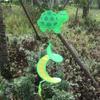 Hanging  Rotate Windmill Colorful Spiral Windchimes Vintage Animal Windmill  Yard Lawn