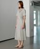 Ollibeudeollibeu Shirt-Style Pleated Dress Ow6Mo4540