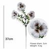 Realistic 37cm Artificial Pansy Flowers 3 Heads Silk Butterfly Flowers Simulation Flowers Table Centerpiece