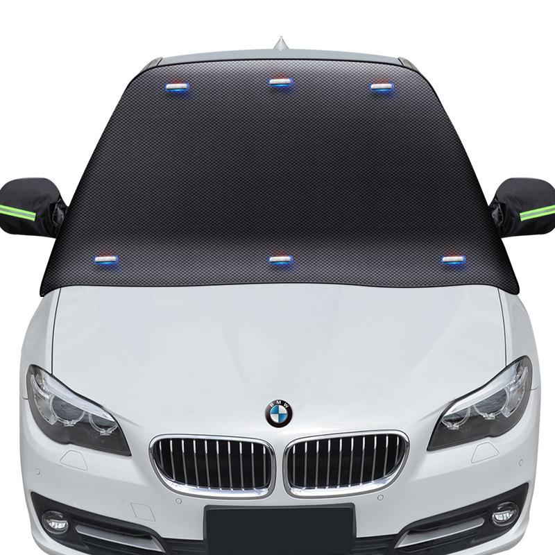 Car Windshield Snow and Sun Protection Cover - Thickened Heat-Insulating Shield for Winter