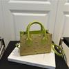New Trendy Girl Handbag Fashi Commuter Cherry Pillow Bag Niche Printed Texture Shoulder Bag