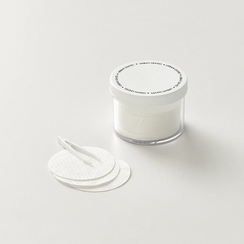 [Urban Leaves] Skin Fit Pad Embossing + Pure Cotton Gauze (140 sheets/Self Pad Bottle Included)