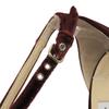 Pristine JIMMY CHOO Sandals PATTIE130 Bordeaux Velvet Women 36 Used