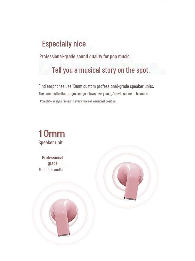 Q New In-Ear Noise-Cancelling Bluetooth Headphones: Long Battery, Wireless, High Sound Quality, Universal for All Phones