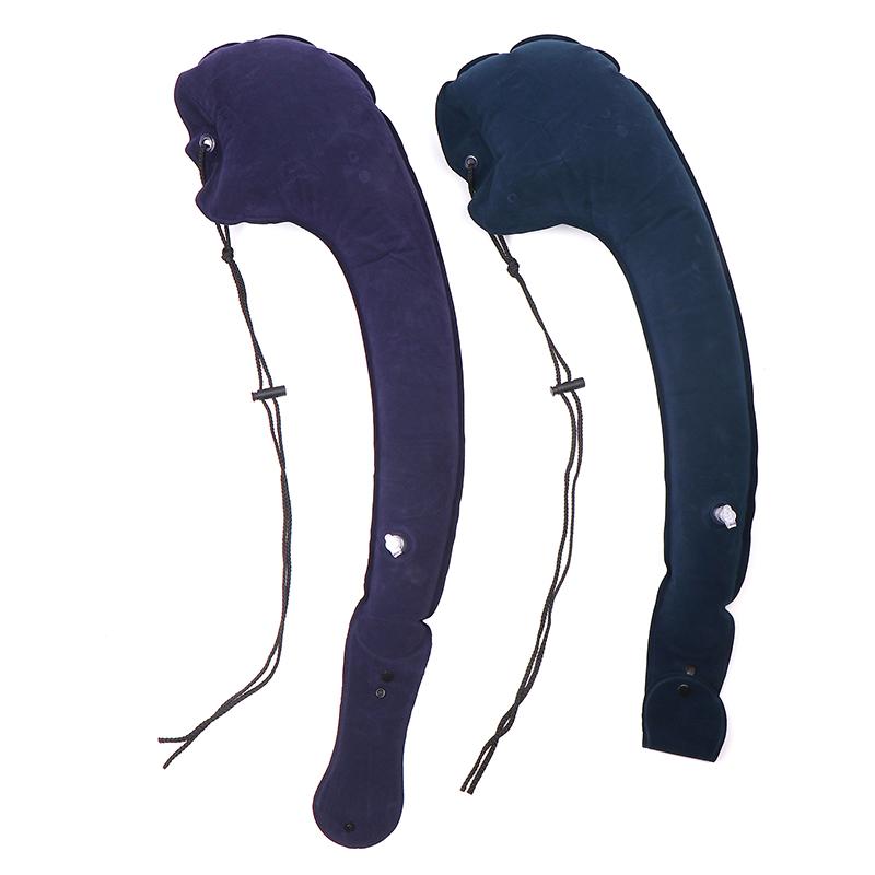 Pvc Pillow Inflatable Air Portable Headrest Chin Support Cushions For Travel Rest Side Sleeping Neck Nap Pillow