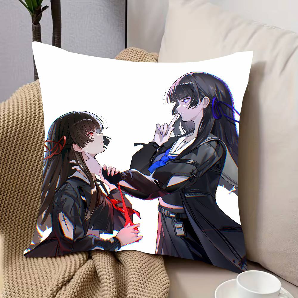 XL Fashion Wuthering Waves Gaming Kawaii HOT Pretty Girl Chisa Pillow CoversSofa Decorative Home Printing Cute Cushion Cover