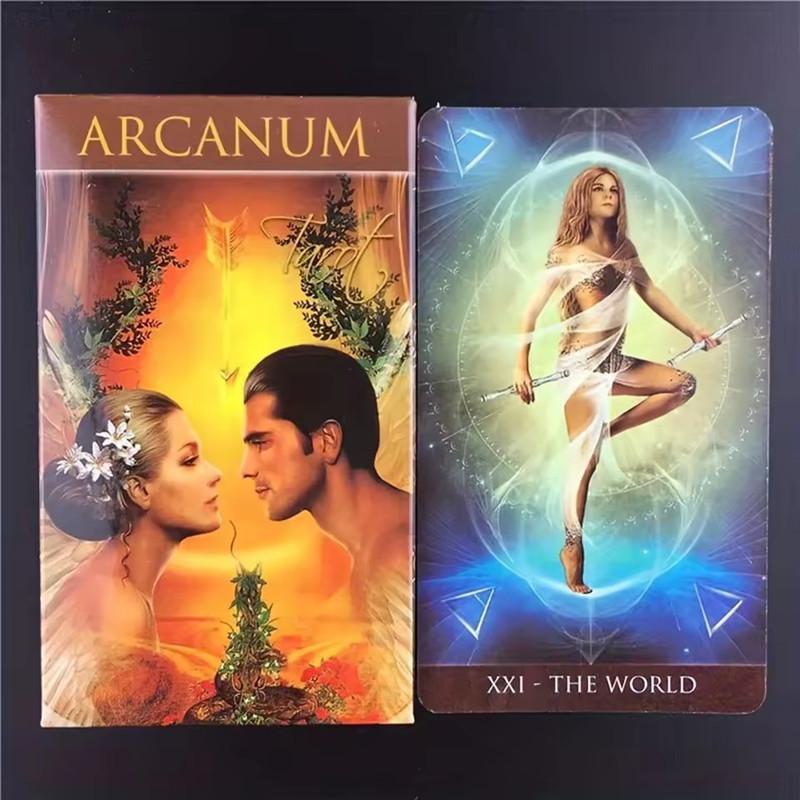 Arcanum Tarot Cards A 78 Deck Oracle English Visions Divination Edition Borad Playing Games