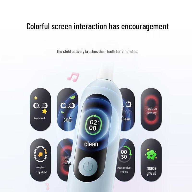 

Xiaomi Mijia Kids Sonic Electric Toothbrush Pro CN plug (adapter included)