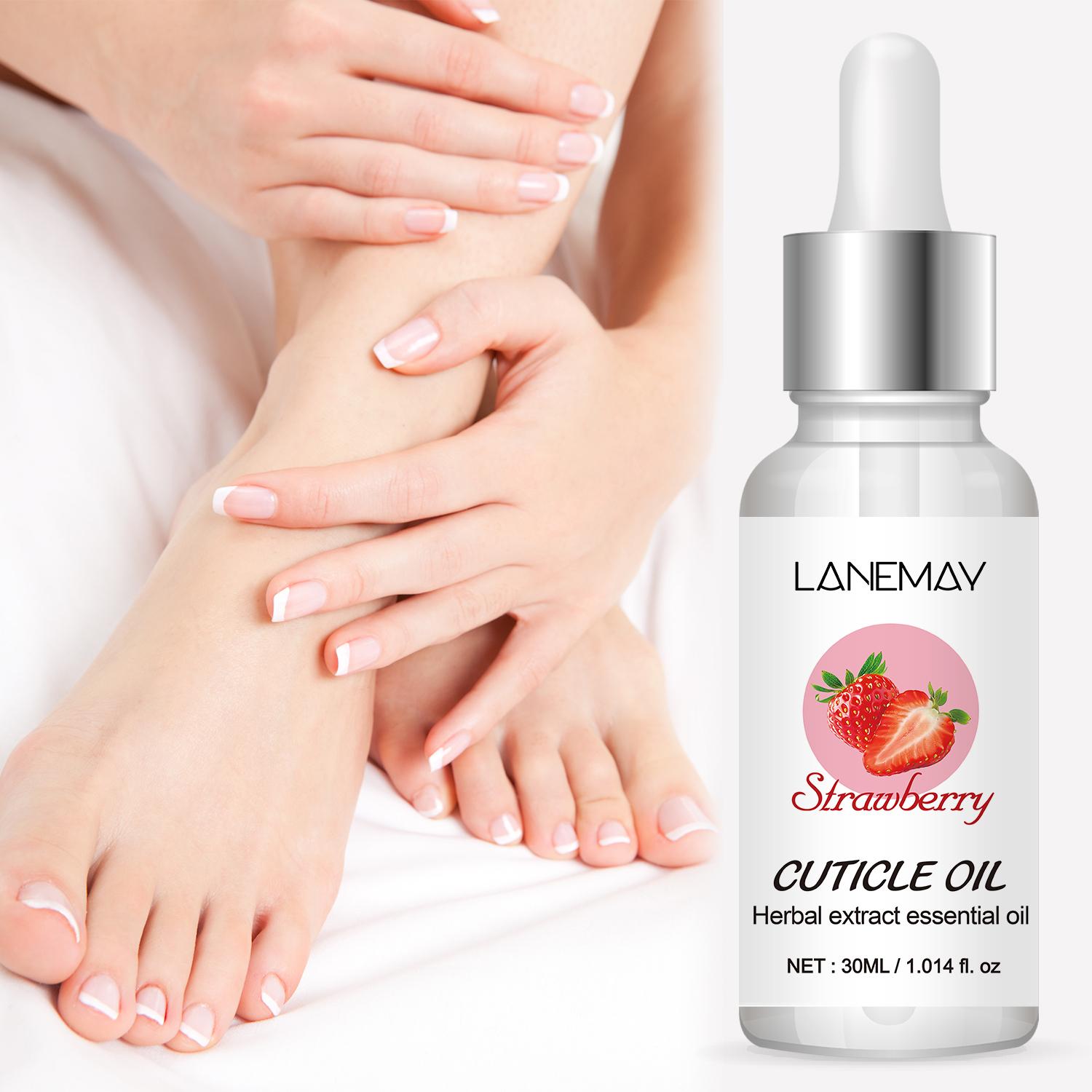

Strawberry Cuticle Oil-Repair Finger Nails-Herbal Extract Essential Oil With Strawberry Fragrance-30ml