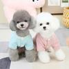 Pet Autumn Winter Corduroy Jacket, Dog Lambswoon Lining, Teddy Bear with Winter Corduroy Legs Jacket Dog Clothes for Small Dogs