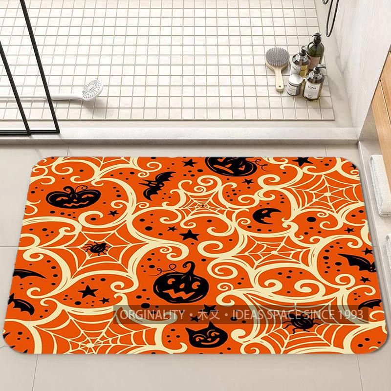 Halloween Pattern Floor Mat Living Room Decoration Home Sofa Non-Slip Carpet Study Bedroom Tatami Children'S Soft Floor Mat