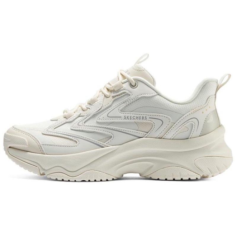 Skechers Street Moonhiker Женские Белые Низкие Повседневные Кроссовки Синтетическая Кожа Удобные 177592-WHT 38