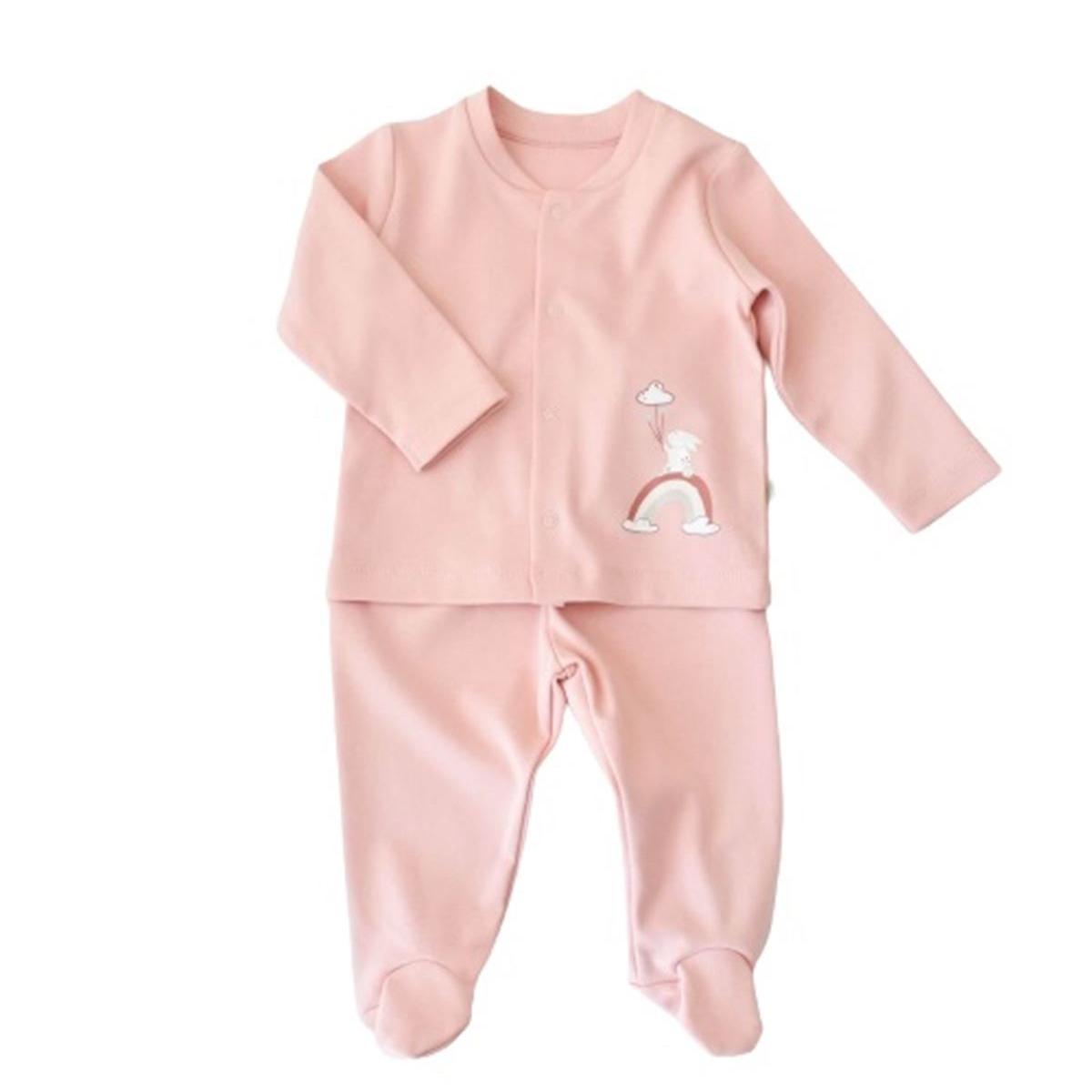 

Bibaby Biorganik Пижамный комплект Live Color Rabbit 59698 Лосось