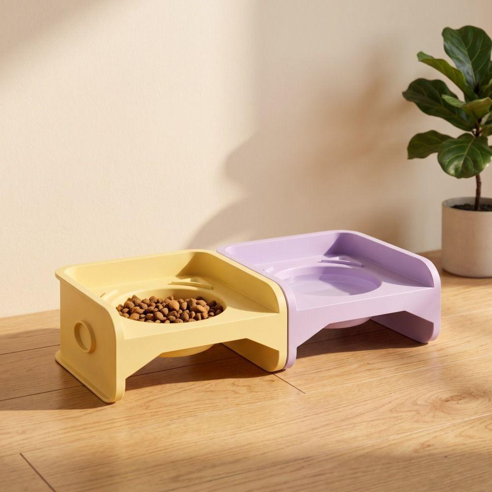 Leak-Proof Raised Pet Feeder Removable Pet Feeding Dish High Quality Elevated Cat Bowl For Dogs