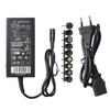 Adaptateur universel pour ordinateur portable, chargeur LED 96W, ensemble d'alimentation réglable, 8 prises détachables pour ordinateurs portables Dell HP Toshiba Acer Asus