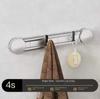 Hidden Foldable Suction Cup Coat Hook Made of Aluminum Alloy Waterproof Space Saving for Doors Wardrobes Bathrooms Living Rooms