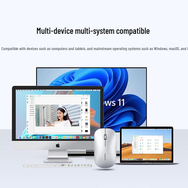 Ugreen Dual-Mode Silent Wireless Mouse