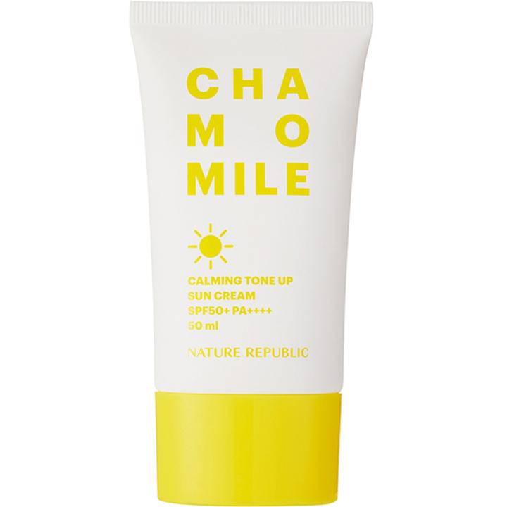 Nature Republic Chamomile Calming Tone Up Sun Cream SPF50+PA++++ 50ml