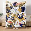 Pumas UNAM Print Flannel Blanket High Quality Warm Comfortable Cover for All Seasons Perfect for Gifts Home Decor