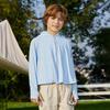 Kids Ice Silk Sun Protection Hoodie UPF50+ Lightweight Breathable UV Protection Summer Thin Jacket for Boys and Girls