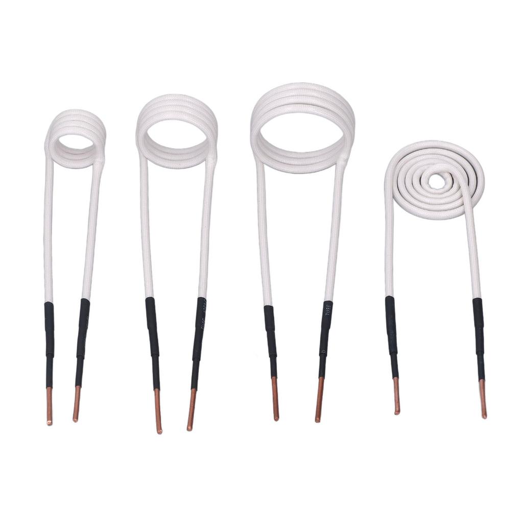 4 Stück Induktionsheizspulen-Kit Hochfrequenz HVAC Heizungszubehör 2,5 mm Messingkern 20 30 40 mm