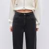 ONLY Women's Padded Loose Straight-Leg Jeans