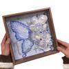 Texture Canvas Oil Painting Butterfly Rose Hand-Painted Photo Frame DIY Materials Minimalist Home Entrance Art Wall Decor
