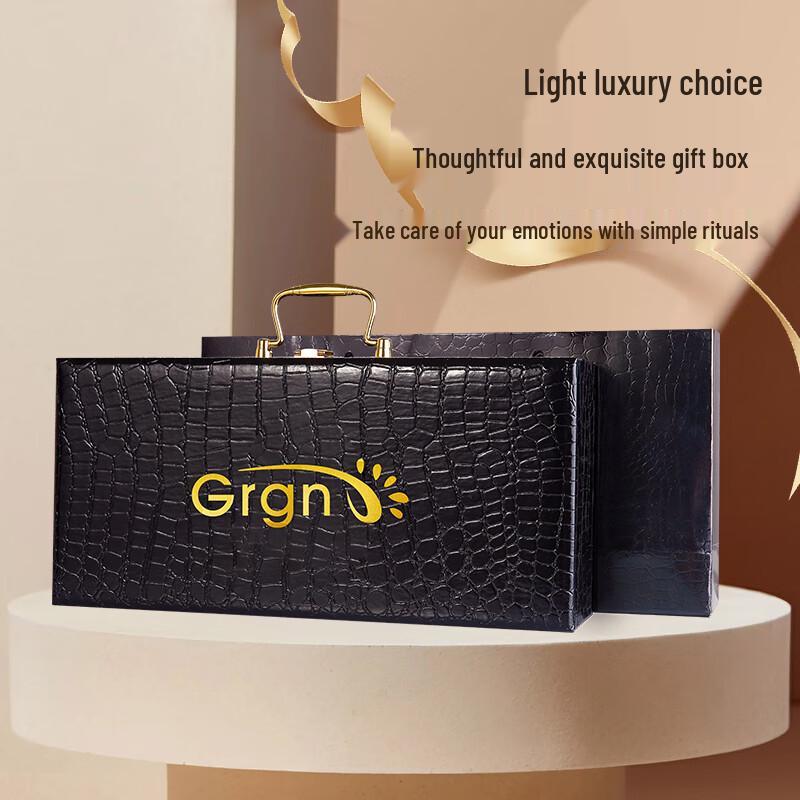 GRGN Men's 100% Cashmere Winter Scarf