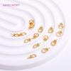 18K Gold Plated Bail Caps Beads Accessories End Caps Beads Pendants Connectors Fit Pearls Beads DIY Jewelry Making