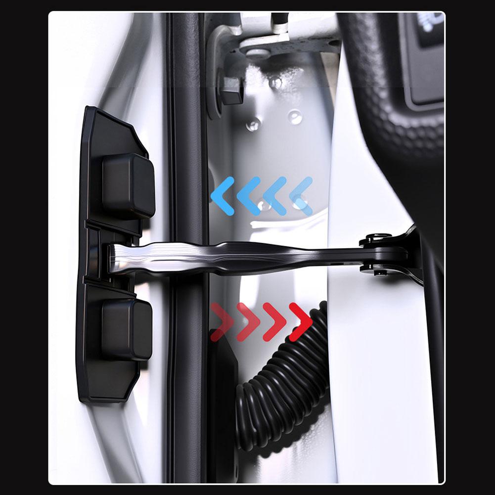 NEW 4Pcs Car Door Buffer Cushion Waterproof Self-Adhesive Door Car Shockproof Cushion Universal Shock Absorber Silicone D2C5