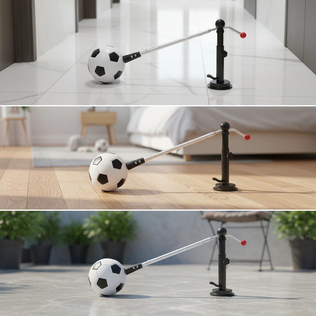 Suction Cup Football Trainer for Kids & Teens Soccer Ball Control, Juggling Stopping Skills