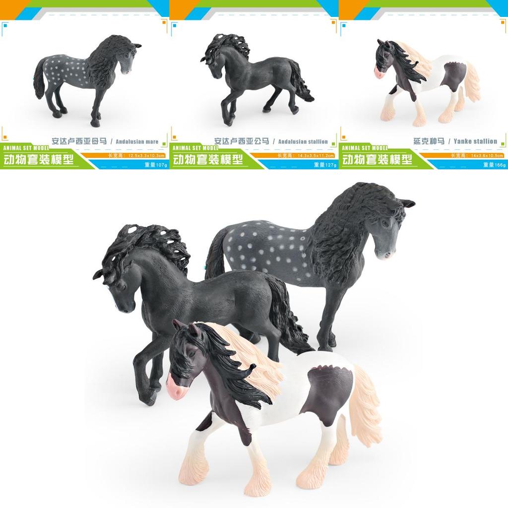 Wildlife Andalusian Animal Pvc Model Andalusian Stallion Toy For Kids Learning And Home Decor