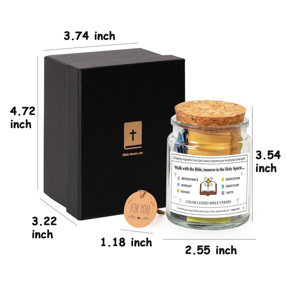 

Христианские открытки банка красочные библейские стихи банка ручной работы христианская красочная библия банка стекло наилучшие пожелания записка для чтения Рождество